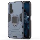 PC + TPU Shockproof Protective Case for Huawei Honor 20 Pro, with Magnetic Ring Holder (Grey) - 1