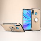 Magnetic 360 Degrees Rotation Ring Armor Phone Protective Case for Huawei P30 Lite / Nova 4e(Gold) - 1