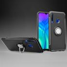 Magnetic 360 Degrees Rotation Ring Armor Phone Protective Case for Huawei Honor 20i (Black) - 1