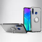 Magnetic 360 Degrees Rotation Ring Armor Phone Protective Case for Huawei Honor 20i (Silver) - 1