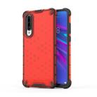 Shockproof Honeycomb PC + TPU Protective Case for Huawei P30 (Red) - 1