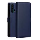 DZGOGO MILO Series PC + PU Horizontal Flip Leather Case for Huawei Honor 20 pro, with Holder & Card Slot & Wallet (Blue) - 1