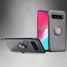 Magnetic 360 Degrees Rotation Ring Armor Protective Case for Galaxy S10 5G (Grey) - 1