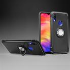 Magnetic 360 Degrees Rotation Ring Armor Protective Case for Xiaomi Redmi 7 (Black) - 1