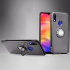 Magnetic 360 Degrees Rotation Ring Armor Protective Case for Xiaomi Redmi 7 (Grey) - 1