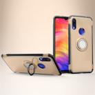 Magnetic 360 Degrees Rotation Ring Armor Protective Case for Xiaomi Redmi 7 (Gold) - 1