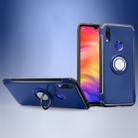 Magnetic 360 Degrees Rotation Ring Armor Protective Case for Xiaomi Redmi 7 (Blue) - 1