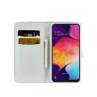 Laser Glitter Powder Matching Crocodile Texture Horizontal Flip Leather Case for Galaxy A50, with Card Slots & Holder (Purple) - 6