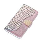 Laser Glitter Powder Matching Crocodile Texture Horizontal Flip Leather Case for Galaxy A50, with Card Slots & Holder (Silver) - 8