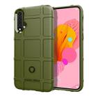 Shockproof Rugged Shield Full Coverage Protective Silicone Case for Huawei Nova 5 (Green) - 1