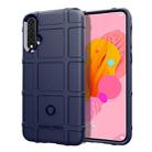 Shockproof Rugged Shield Full Coverage Protective Silicone Case for Huawei Nova 5 (Blue) - 1