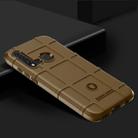 Shockproof Rugged Shield Full Coverage Protective Silicone Case for Huawei Nova 5i / P20 Lite 2019 (Brown) - 2
