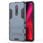 Shockproof PC + TPU Case for Xiaomi Mi 9T / Redmi K20, with Holder(Navy Blue) - 1