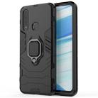 PC + TPU Shockproof Protective Case for Vivo Z5X, with Magnetic Ring Holder (Black) - 1