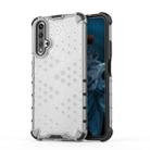 Shockproof Honeycomb PC + TPU Protection Case for Huawei Honor 20 PRO (White) - 1