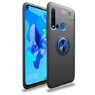 Lenuo Shockproof TPU Case for Huawei P20 Lite 2019, with Invisible Holder (Black Blue) - 1