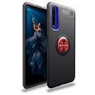 Lenuo Shockproof TPU Case for Huawei Honor 20, with Invisible Holder (Black Red) - 1