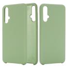 Solid Color Liquid Silicone Dropproof Protective Case for Huawei Nova 5 / Nova 5 Pro (Green) - 1