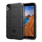 Shockproof Protector Cover Full Coverage Silicone Case for Xiaomi Redmi 7A (Black) - 1
