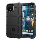 Shockproof Protector Cover Full Coverage Silicone Case for Google Pixel 4 (Black) - 1