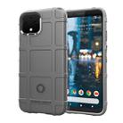 Shockproof Protector Cover Full Coverage Silicone Case for Google Pixel 4 (Grey) - 1