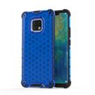 Shockproof Honeycomb PC + TPU Case for Huawei Mate 20 Pro (Blue) - 1