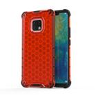 Shockproof Honeycomb PC + TPU Case for Huawei Mate 20 Pro (Red) - 1