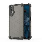 Shockproof Honeycomb PC + TPU Case for Huaiwei Honor 20 (Black) - 1