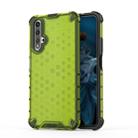 Shockproof Honeycomb PC + TPU Case for Huaiwei Honor 20 (Green) - 1