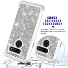Glitter Powder Contrast Skin Shockproof Silicone + PC Protective Case for LG G8 ThinQ (Grey) - 6