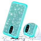 Glitter Powder Contrast Skin Shockproof Silicone + PC Protective Case for LG Stylo 5 (Green) - 7