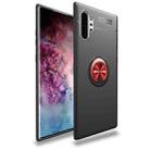 Shockproof TPU Case for Galaxy Note 10+ / Note 10 Pro, with Invisible Holder (Black Red) - 1