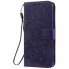 For iPhone 11 Pro Max Pressed Printing Sunflower Pattern Horizontal Flip PU Leather Case , with Holder & Card Slots & Wallet & & Lanyard - 2
