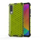 For Xiaomi Mi CC9e / A3 Shockproof Honeycomb PC + TPU Case (Green) - 1
