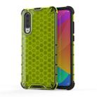 For Xiaomi Mi CC9e / A3 Shockproof Honeycomb PC + TPU Case (Green) - 1