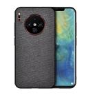 For Huawei Mate 30 Pro Shockproof Cloth Texture PC + TPU Protective Case (Black) - 1