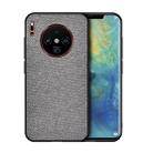 For Huawei Mate 30 Pro Shockproof Cloth Texture PC + TPU Protective Case (Grey) - 1