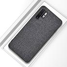 For Galaxy Note 10 Pro / Note 10+ Shockproof Cloth Texture PC + TPU Protective Case (Grey) - 1