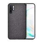 For Galaxy Note 10 Pro / Note 10+ Shockproof Cloth Texture PC + TPU Protective Case (Black) - 1