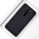 For Xiaomi Redmi Note 8 Pro Shockproof Cloth Texture PC + TPU Protective Case (Black) - 1