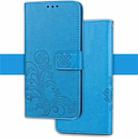 For Huawei Glory 10 Lite Pressed Flowers Horizontal Flip Leather Case With Magnetic Buckle & Holder & Card Slots & Wallet - 1