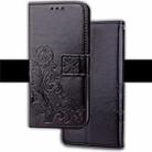 For Huawei Glory 10 Lite Pressed Flowers Horizontal Flip Leather Case With Magnetic Buckle & Holder & Card Slots & Wallet - 1