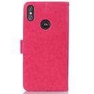 For Motorola One Power (P30 Note) G7 Pressed Flowers Horizontal Flip Leather Case With Magnetic Buckle & Holder & Card Slots & Wallet (Rose) - 2