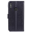 For Motorola One Power (P30 Note) G7 Pressed Flowers Horizontal Flip Leather Case With Magnetic Buckle & Holder & Card Slots & Wallet (Black) - 2