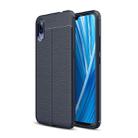 Litchi Texture TPU Shockproof Case for Vivo X23 Symphony Edition (Navy Blue) - 1