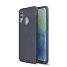 Litchi Texture TPU Shockproof Case for Huawei Honor 10 Lite / P Smart 2019 (Navy Blue) - 1