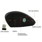 Battery Version Wireless Mouse Vertical 2.4GHz Optical Mouse (Black) - 4