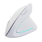 Battery Version Wireless Mouse Vertical 2.4GHz Optical Mouse (White) - 1