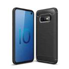 Brushed Texture Carbon Fiber TPU Case for Galaxy S10e - 1