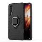 PC + TPU Shockproof Protective Case for Huawei P30, with Magnetic Ring Holder - 1